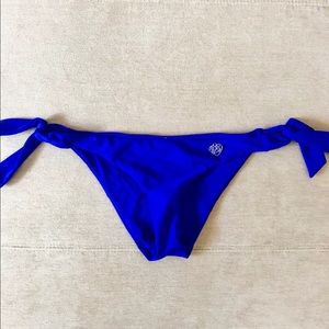 Blue bikini bottoms